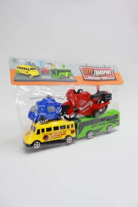 Kids Toy Trucks Set Of 4