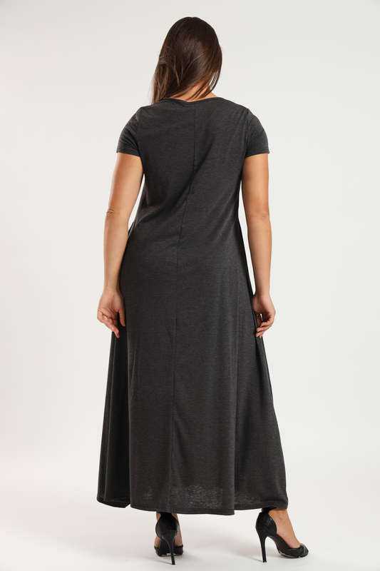 Mia Short Sleeve Maxi Dress With Pockets