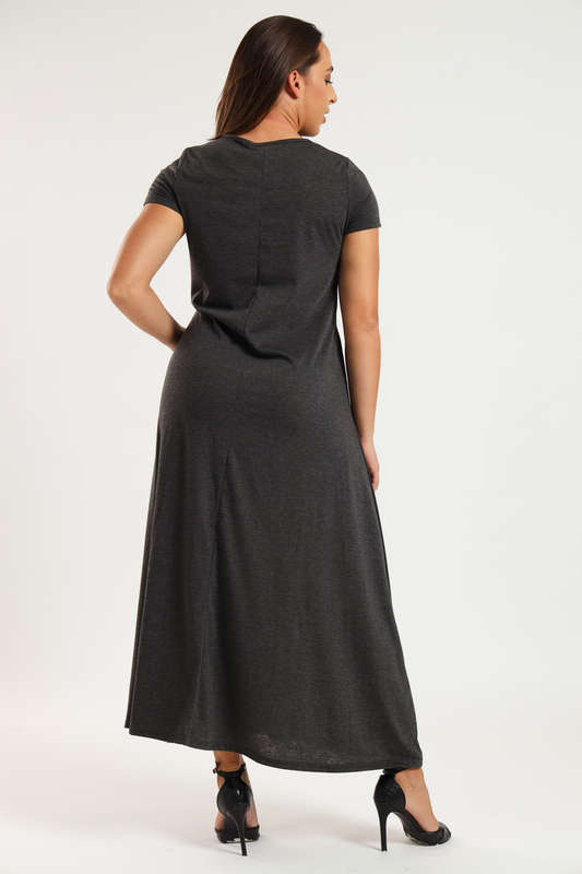Mia Short Sleeve Maxi Dress With Pockets