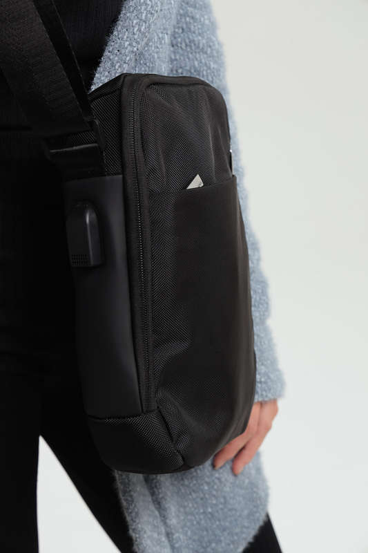 Powerland Anti Theft Sling Crossbody Bag Shoulder Mini  Backpack with USB Charging Port Waterproo...