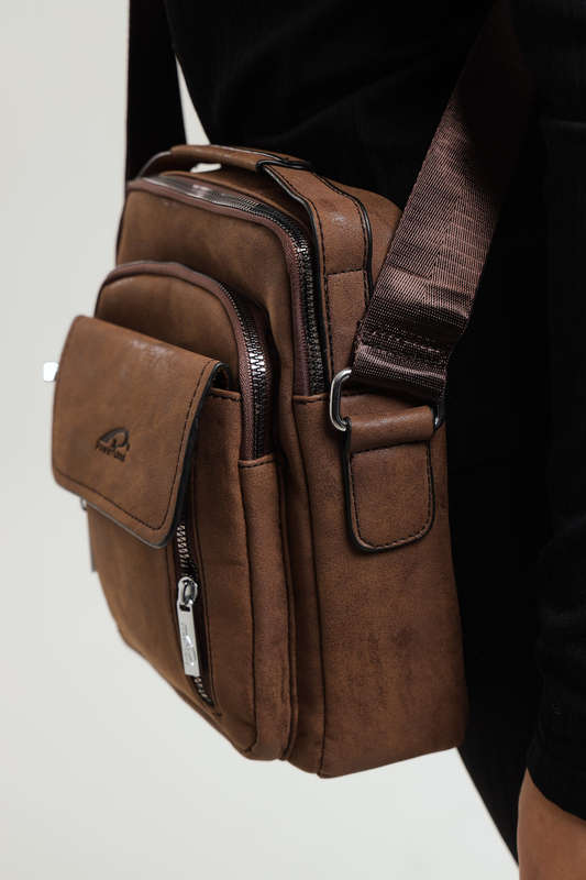 Powerland Luxury Skywalker Unisex Faux Leather Sling Bag