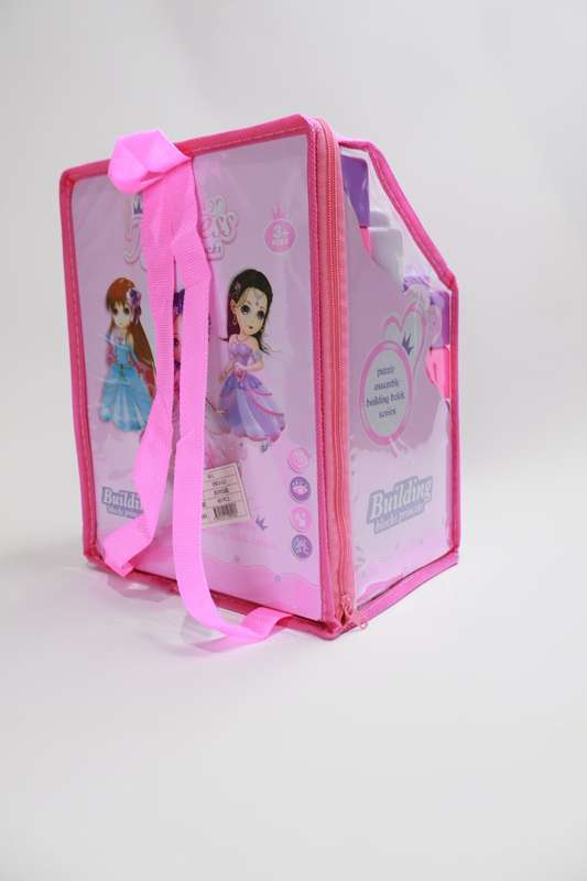 Senza Large Building Block Set For Children With Clear Backpack 34s