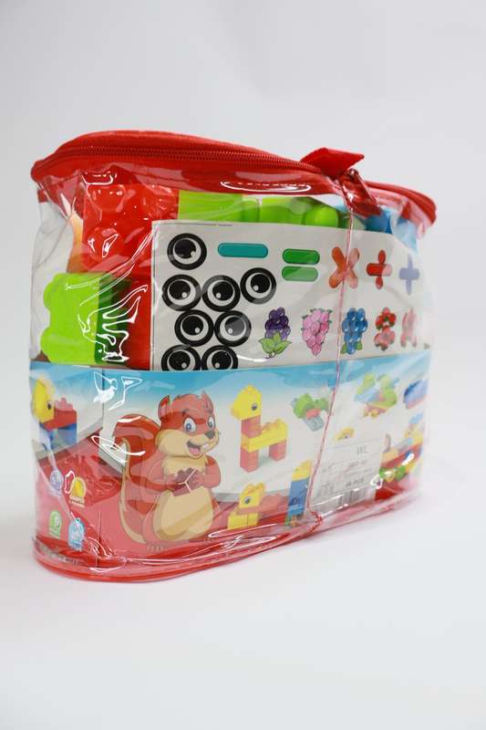 Senza Large Building Block Set For Children With Clear Bag 40s