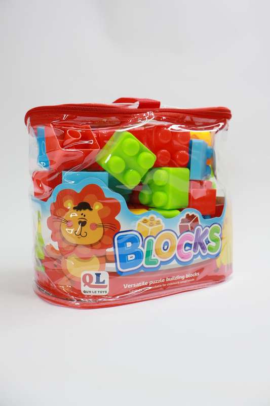 Senza Large Building Block Set For Children With Clear Bag 40s