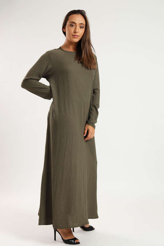 Zaria Airflow Classic Maxi Long Sleeve Abaya Cloak Dress