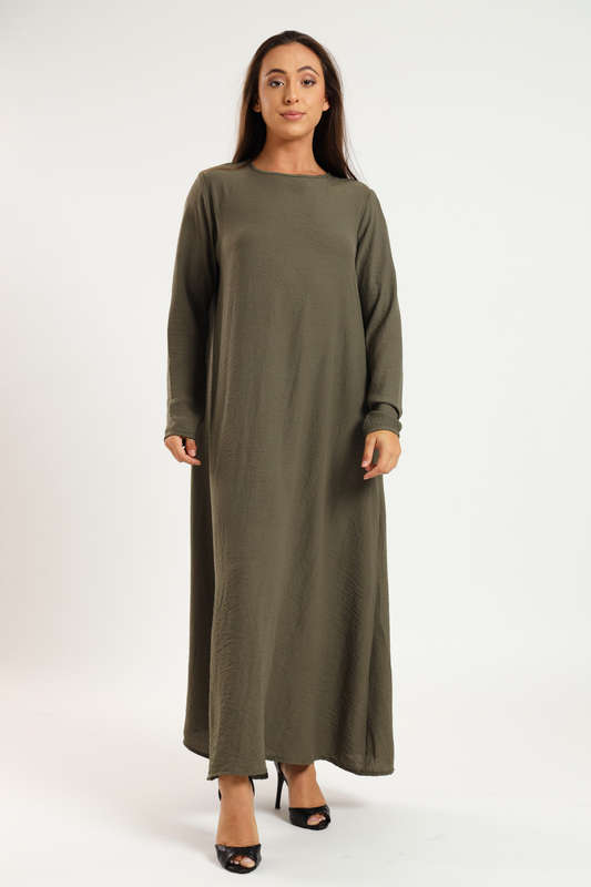 Zaria Airflow Classic Maxi Long Sleeve Abaya Cloak Dress
