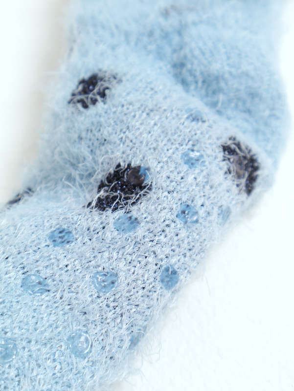 Fuzzy Novelty Thermal Lined Thick Rubber Grip Slipper Socks Unisex