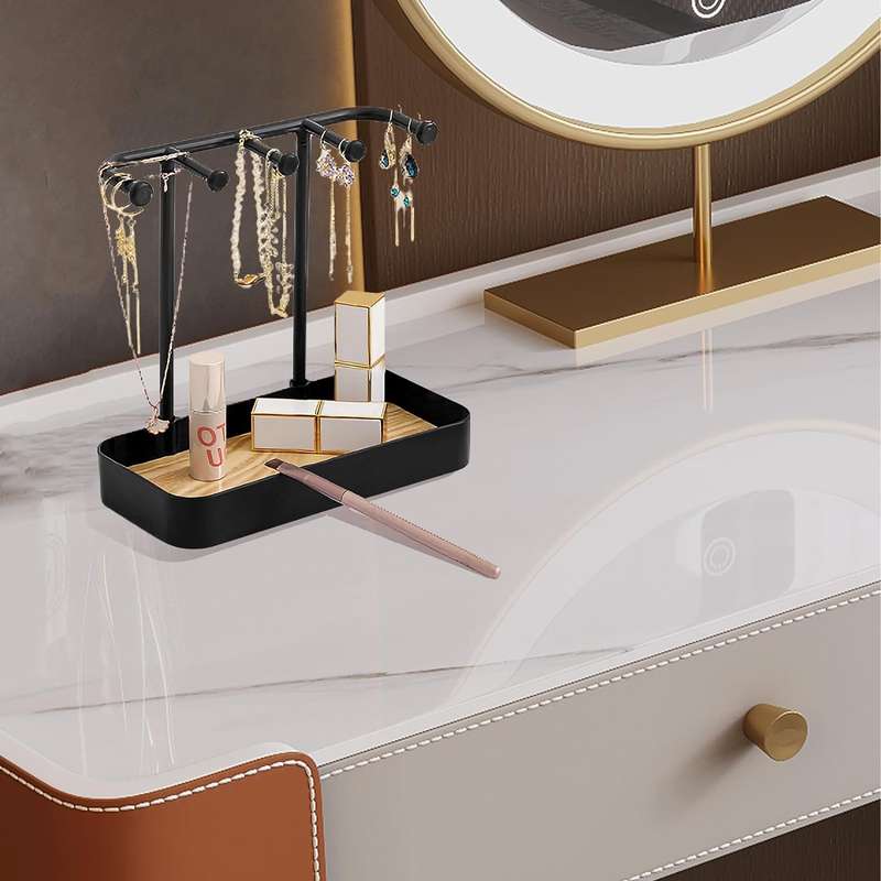 Desktop Jewelry Display Vanity Rack