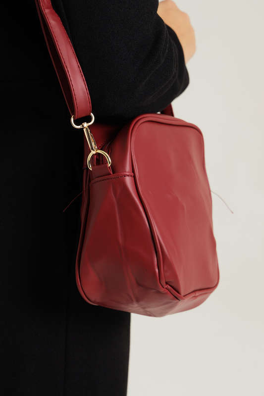 Ladies 3 Piece Set Faux Leather Handbag with Multiple Compartments