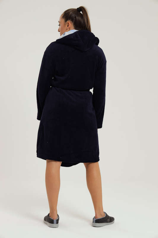Plush Hooded Luxury Winter Gown