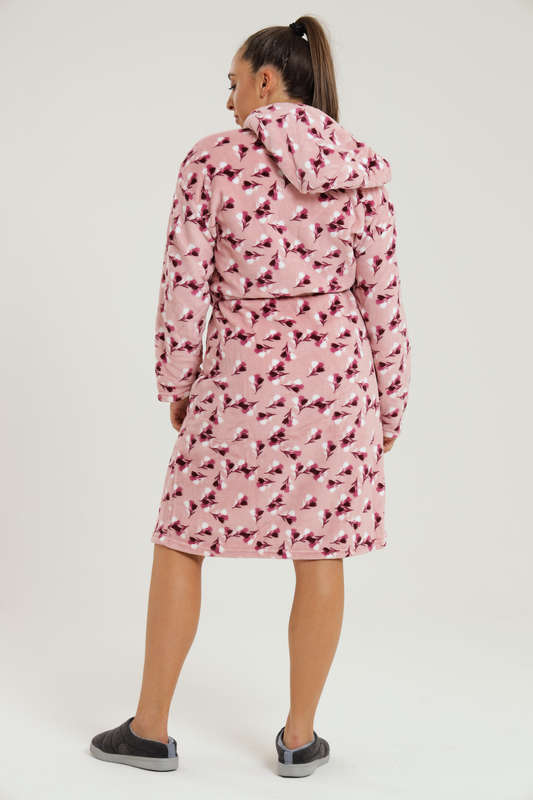 Plush Hooded Luxury Winter Gown