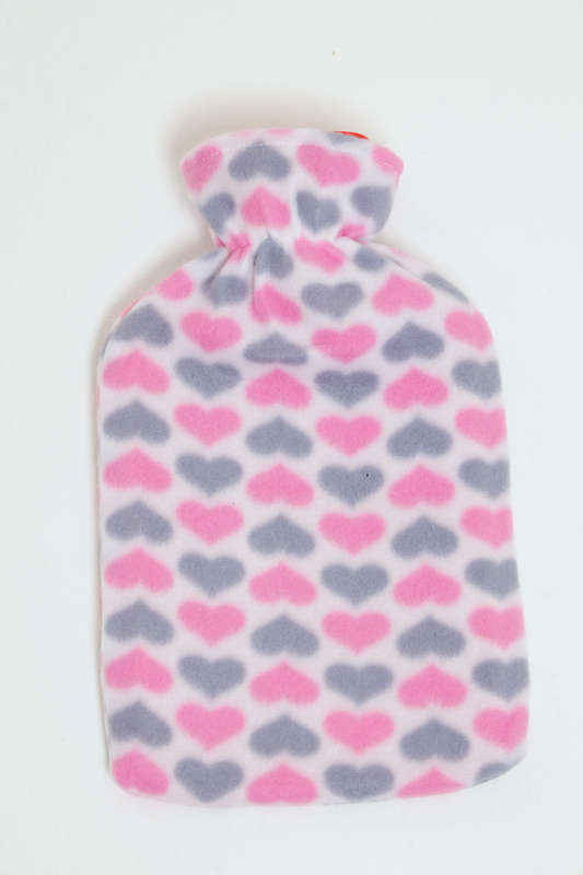 Senza 2L Hot Water Bottle With Fleece Cover