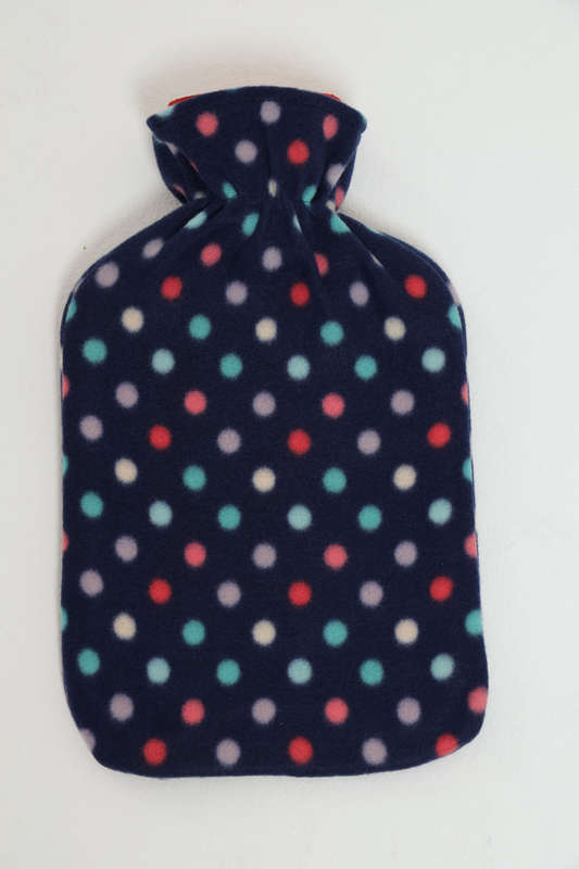 Senza 2L Hot Water Bottle With Fleece Cover