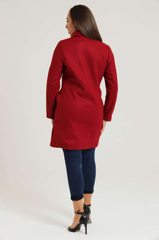 Tiffany Midaxi Length Melton Winter Coat