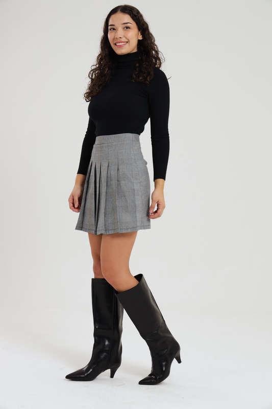 Alfani Black Point Toe Kitten Heel Long Winter Boot