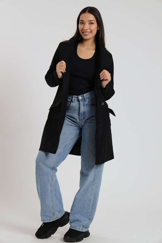 Destiny Midaxi Length Melton Winter Coat