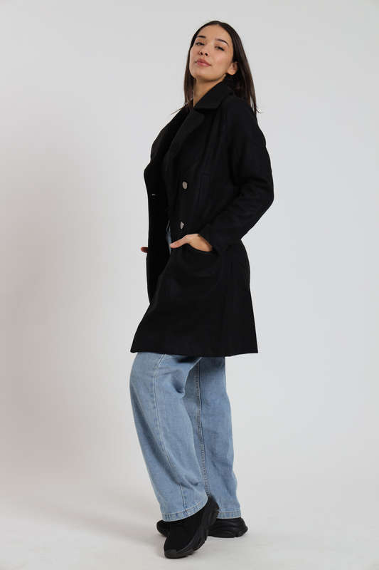 Destiny Midaxi Length Melton Winter Coat