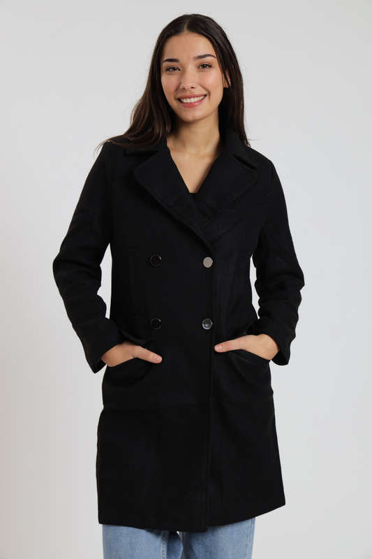 Destiny Midaxi Length Melton Winter Coat