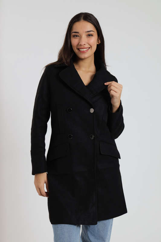 Destiny Midaxi Length Melton Winter Coat