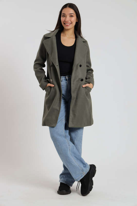 Destiny Midaxi Length Melton Winter Coat