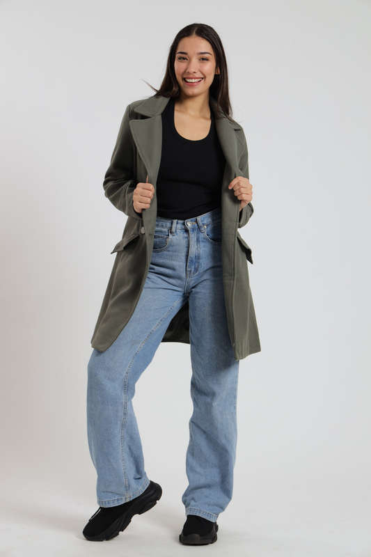 Destiny Midaxi Length Melton Winter Coat