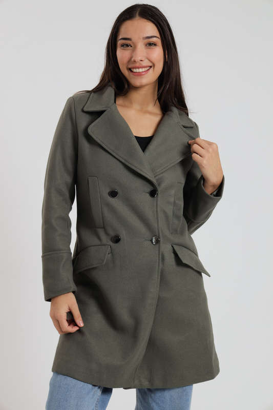 Destiny Midaxi Length Melton Winter Coat