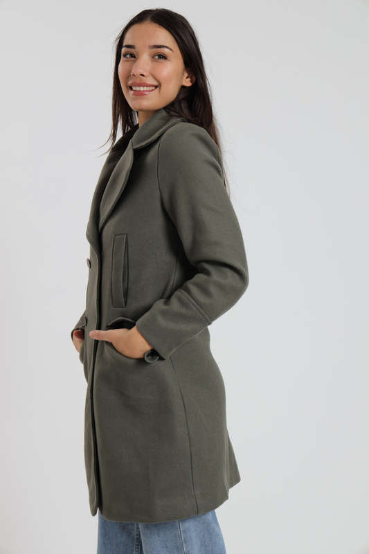 Destiny Midaxi Length Melton Winter Coat