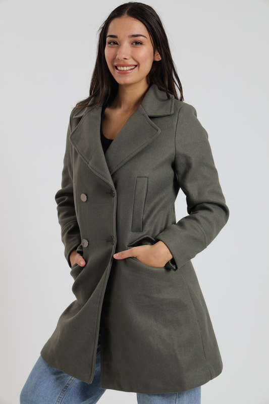 Destiny Midaxi Length Melton Winter Coat