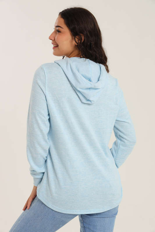 Ladies Branded Lightweight Hooded Sweater Jersey