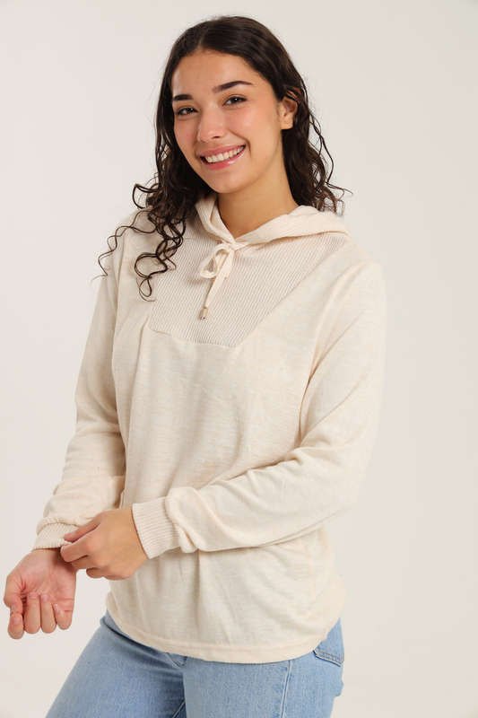 Ladies Branded Lightweight Hooded Sweater Jersey