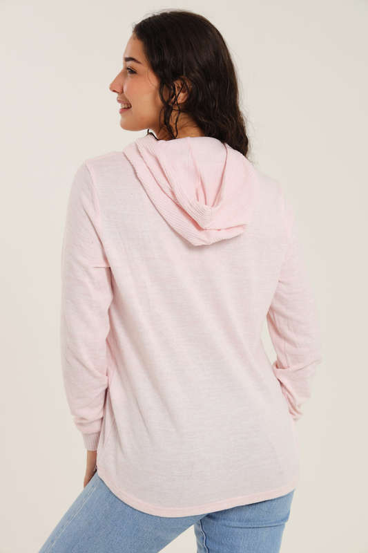 Ladies Branded Lightweight Hooded Sweater Jersey