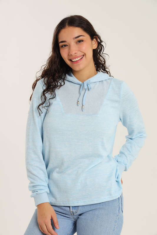 Ladies Branded Lightweight Hooded Sweater Jersey