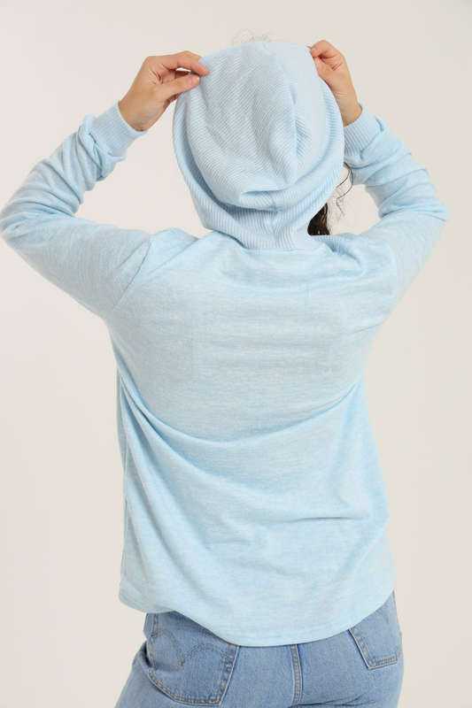 Ladies Branded Lightweight Hooded Sweater Jersey