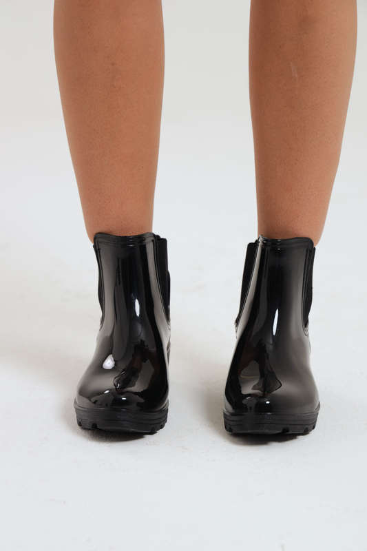 Ladies Cassidy Seven7 Glossy Non Slip Ankle Halifax Rain Bootie