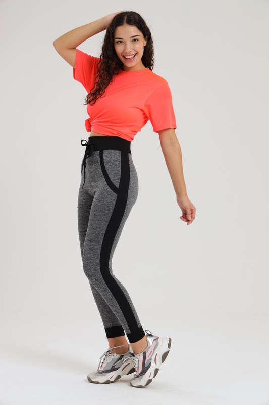 Ladies Everyday Active Jeggings Track Pants With Pockets Free Size SM to 2XL