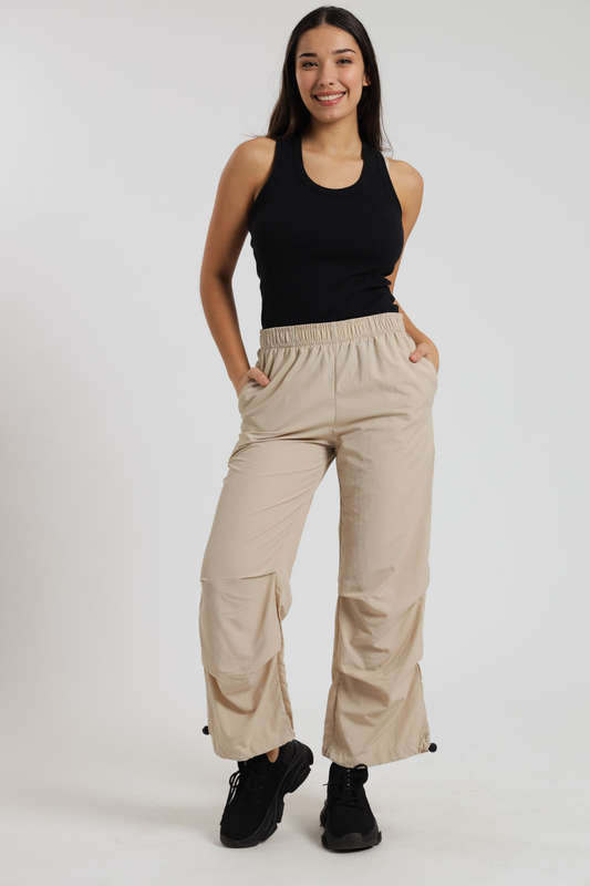 Ladies Parachute Pants With Pockets