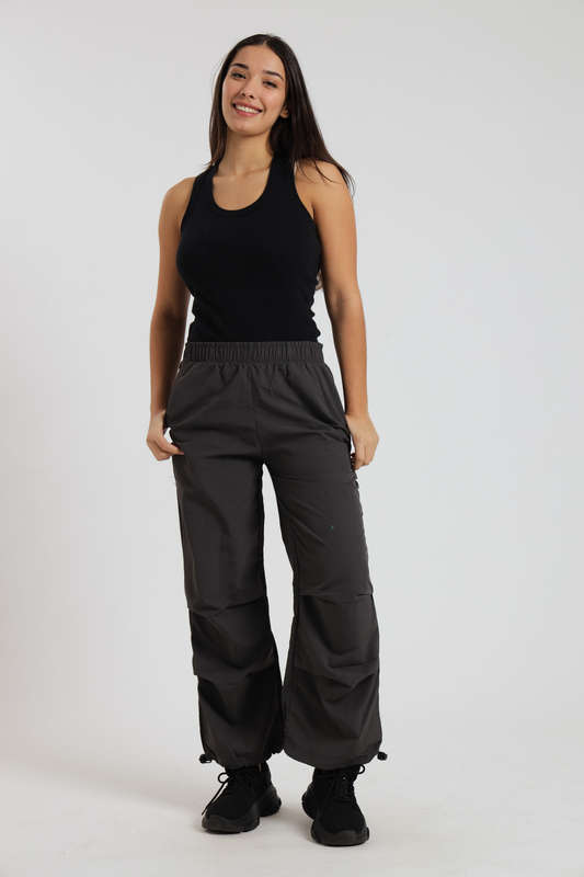 Ladies Parachute Pants With Pockets