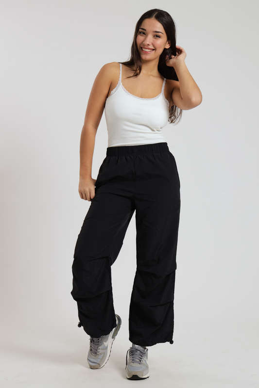 Ladies Parachute Pants With Pockets