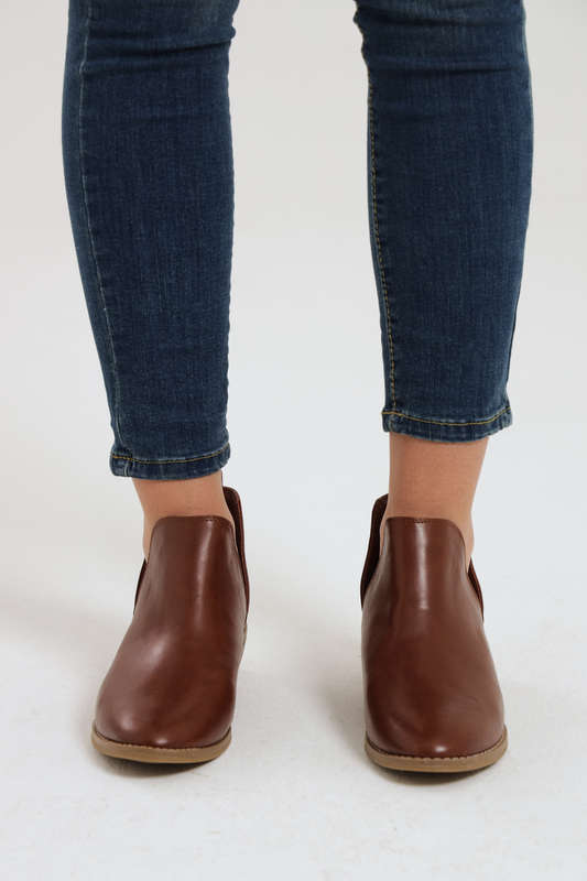 Nora Cut Out Ankle Boots