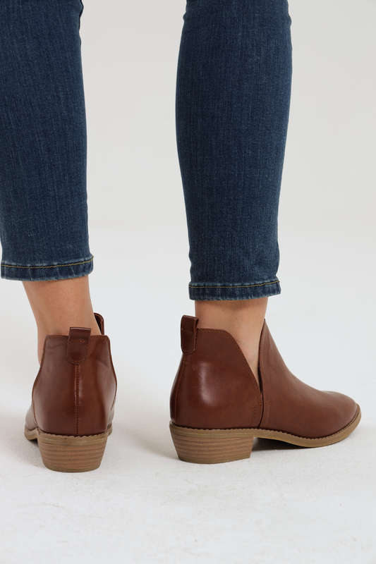 Nora Cut Out Ankle Boots