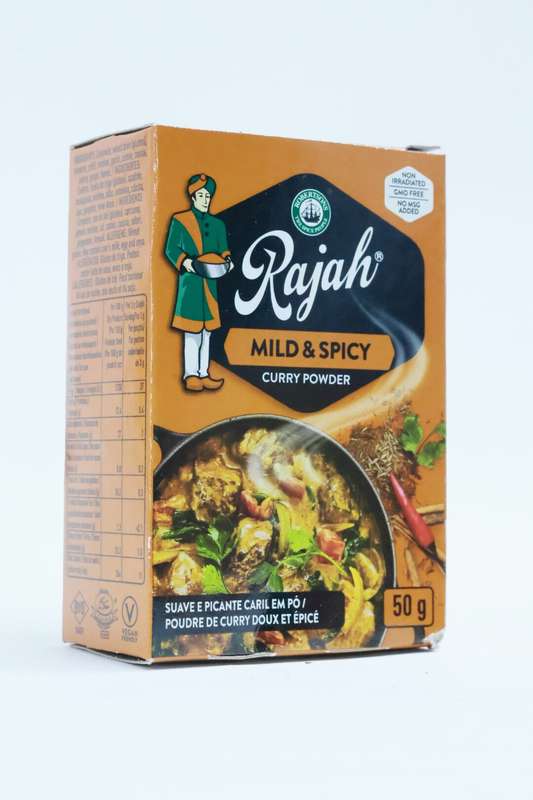 Robertsons Rajah Mild &amp; Spicy Curry Powder 50g