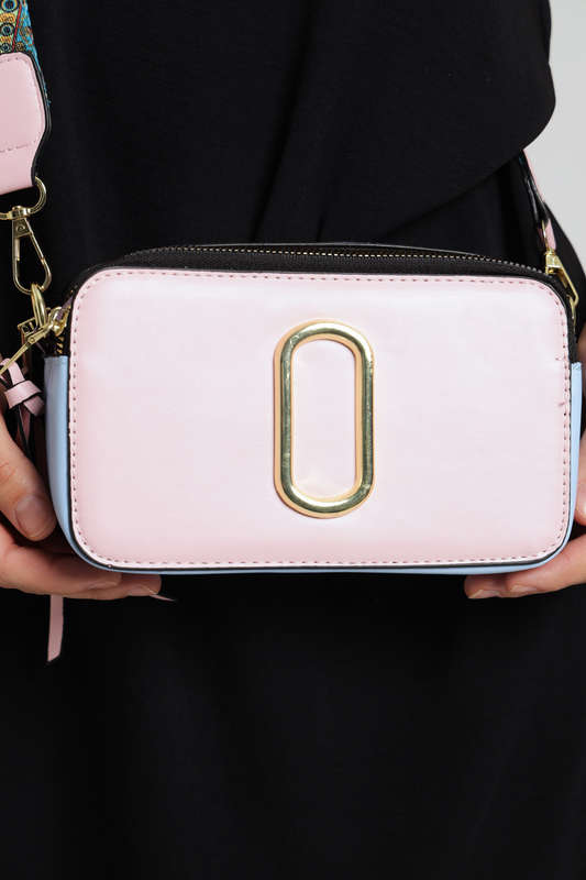 Snapshot Crossbody Sling Clutch Bag With Thick Strap