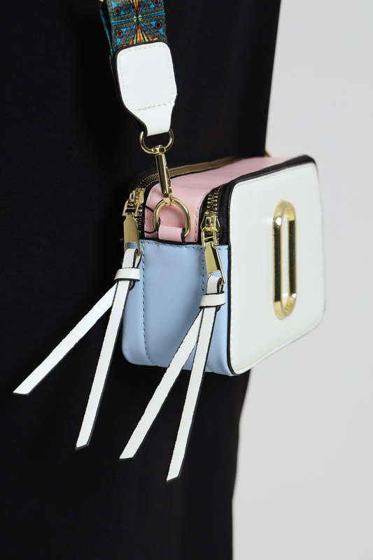 Snapshot Crossbody Sling Clutch Bag With Thick Strap