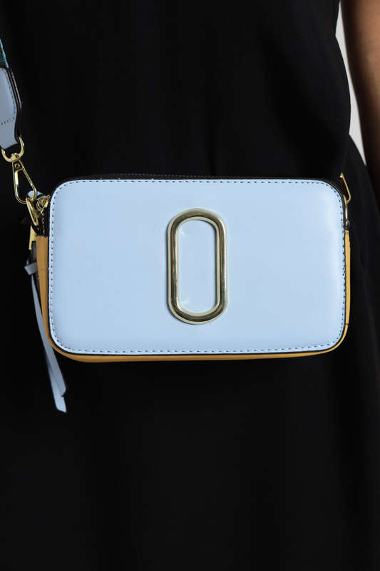 Snapshot Crossbody Sling Clutch Bag With Thick Strap