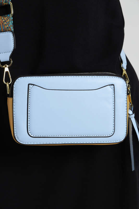 Snapshot Crossbody Sling Clutch Bag With Thick Strap
