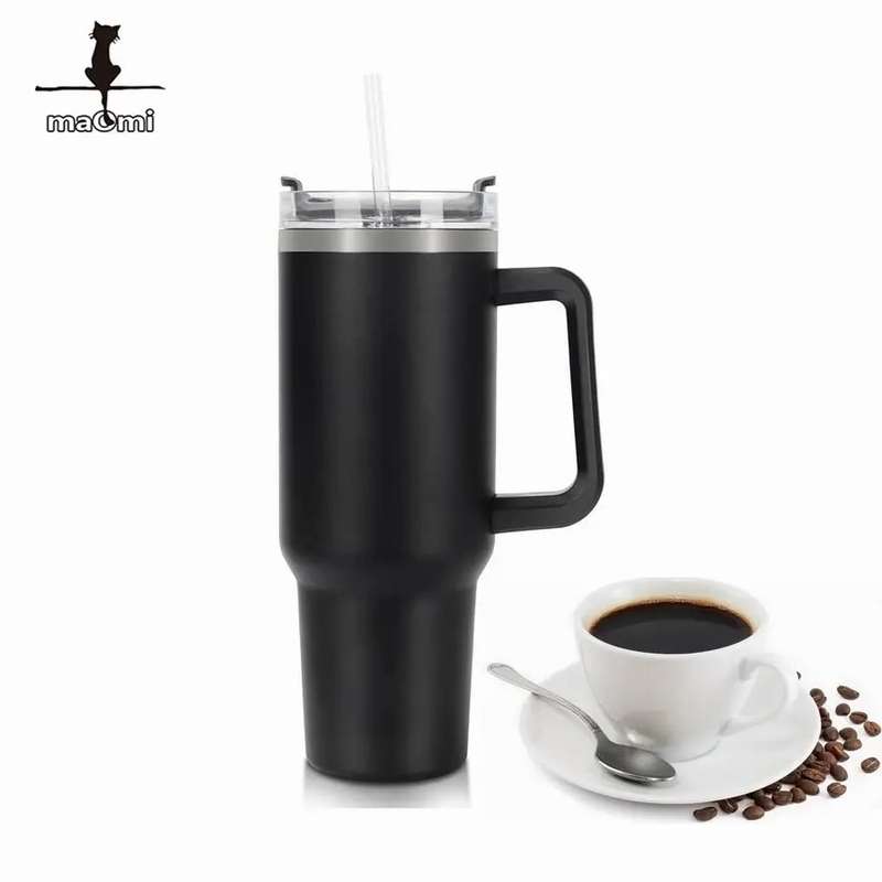 1200ml Thermos Vacuum Double Wall Stainless Steel Travel Flask Cup With Handle