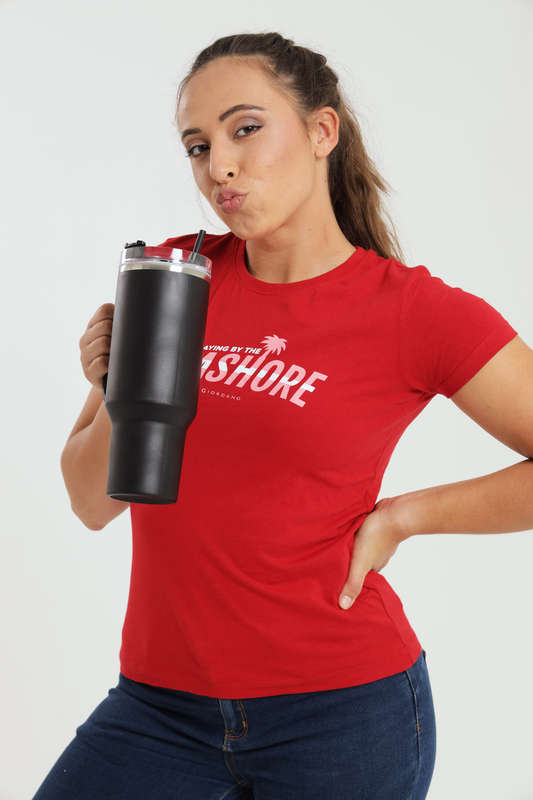 1200ml Thermos Vacuum Double Wall Stainless Steel Travel Flask Cup With Handle