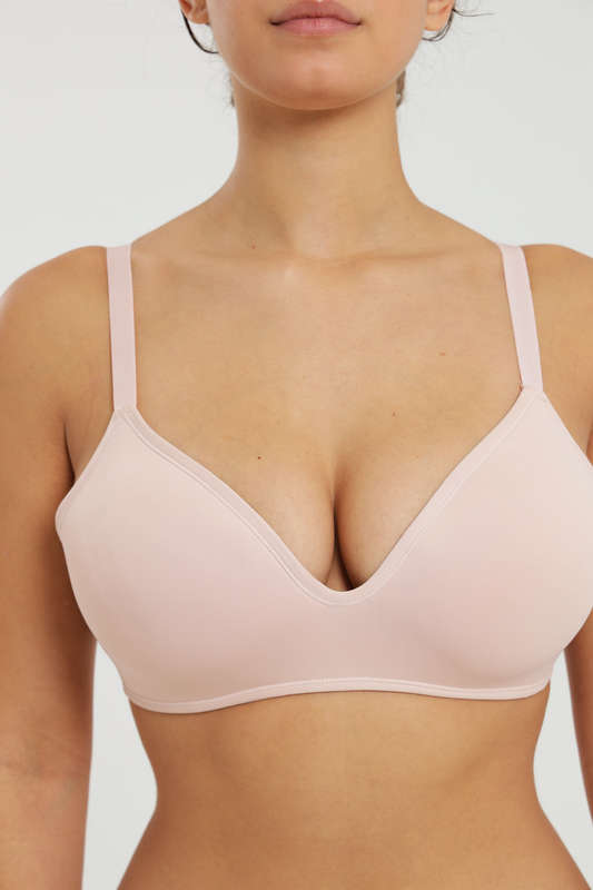 3 Pack Montelle Plush Wirefree T-Shirt Comfort Bra  C-D-DD For Large Bust