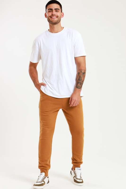 Branded Unisex Active Joggers Sweat Track Pants With Pockets For Men &amp; Ladies