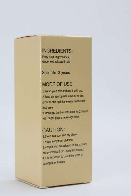 Ginger Hair Building Fiber Nourish Hair Care Root Powder for Women Men 15g